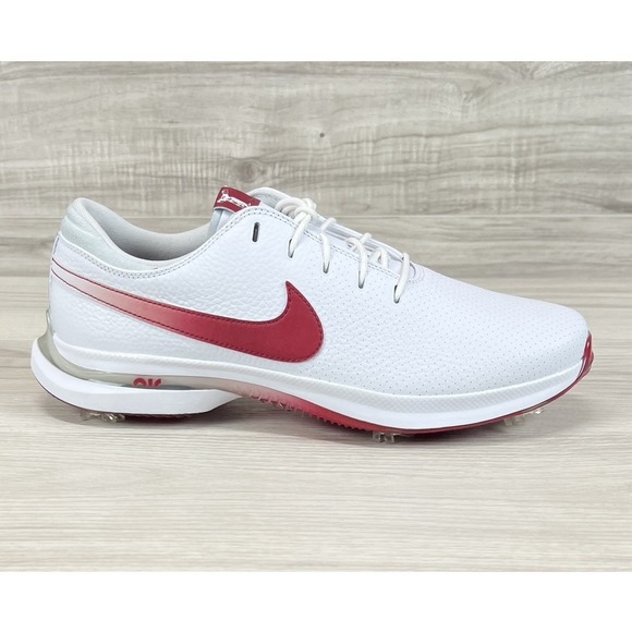 Nike Air Zoom Victory Tour 3 Golf Shoes White Red FQ3273-100 Men's Size 12